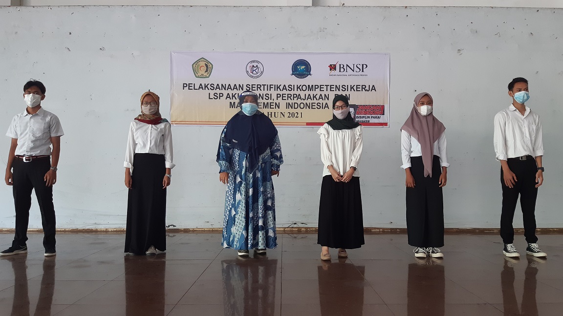 Uji Kompetensi PSKK Teknisi Akuntansi Yunior yang dilaksanakan pada tanggal 16 April 2021 di Universitas Muslim Nusantara