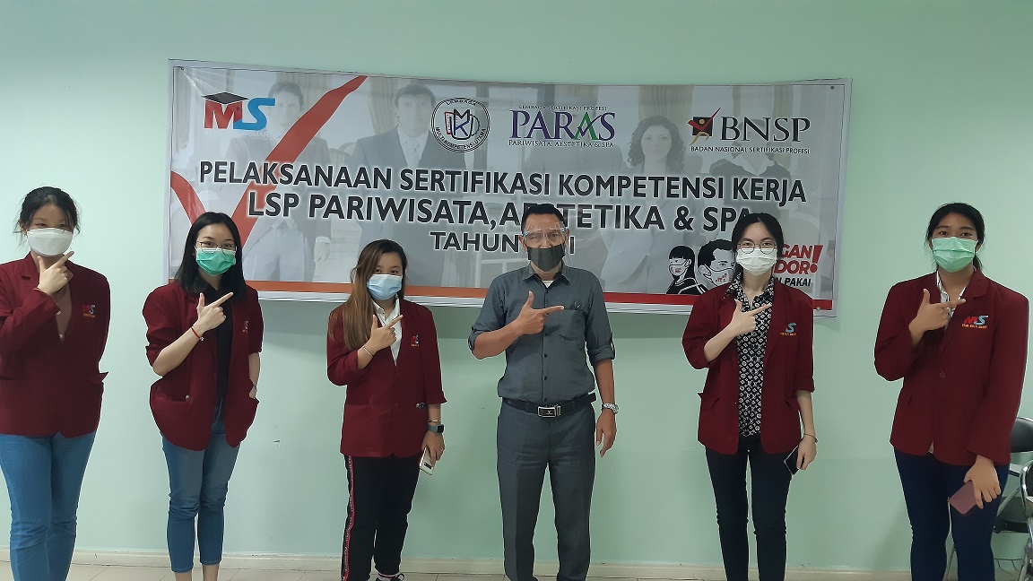 Uji Kompetensi PSKK Skema Service Excellent yang dilaksanakan pada tanggal 29 April 2021 di STMB Multi Smart dan STMIK TIME