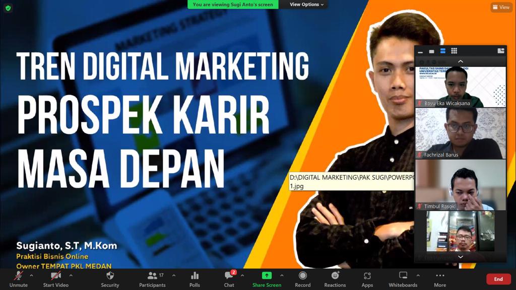 Pelaksanaan Pelatihan dan UJi Kompetensi Digital Marketing bekerjasma dengan LSP Elektronik 