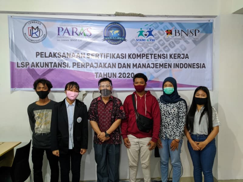 Uji Kompetensi Teknisi Akuntansi Yunior yang dilaksanakan pada tanggal 05 Okt 2020 di Politeknik Bisnis Indonesia yang diikuti sebanyak 20 Peserta