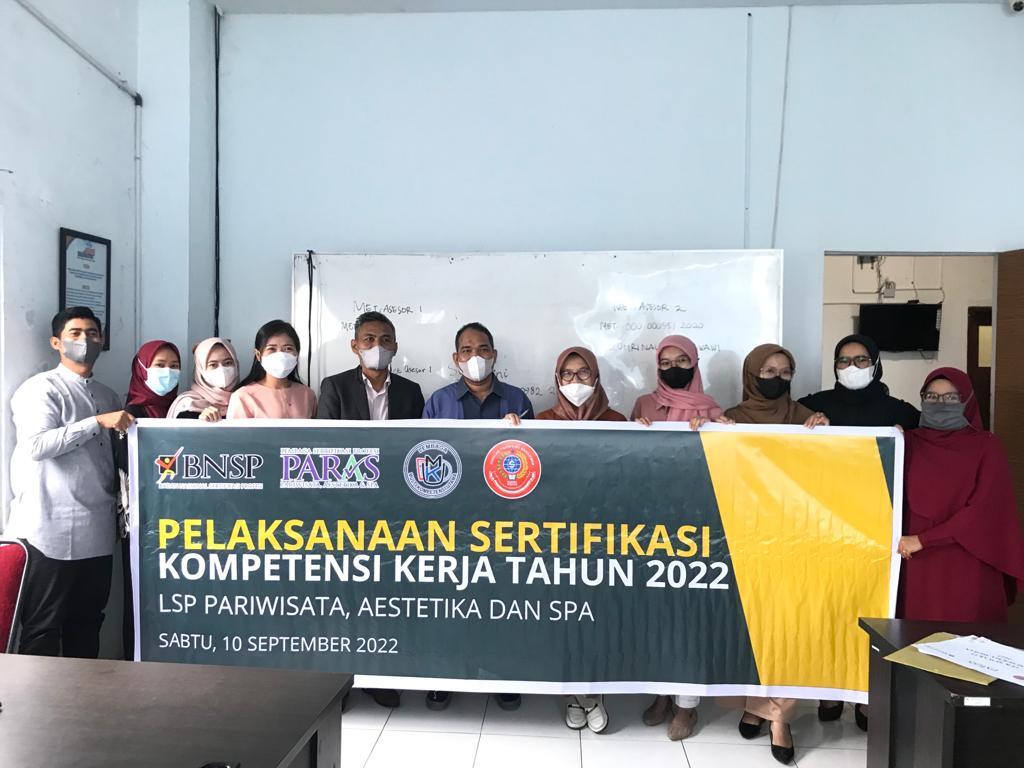 Pelaksanaan Sertifikasi Kompetensi Kerja (PSKK) Skema Service Excellent di laksanakan pada tanggal 10 September 2022 di STIM SUKMA Medan yang di ikuti oleh 40 Peserta